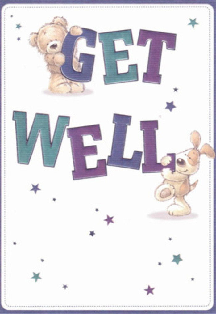 This card is a true celebration of gentle encouragement, intricately illustrated to reflect Hackney's spirited community. A friendly bear and playful puppy anchor the scene, surrounded by dancing stars in a whimsical scattering reminiscent of tiny lights twinkling above Well Street. The additional confidence of the vivid purples and aquas in the bold, rounded text draws the eye and reinforces the reassuring message, just as a striking bouquet commands attention within a bustling floral shop. The tactile depiction of the bear's fluffy coat and the puppy's velvety ears is rendered so skillfully, one can nearly sense a soft touch-an experience not unlike running fingers through fresh foliage or petals at a neighbourhood florist. Every element, from colour to composition, has been considered with nurturing intent, much like the careful crafting of a get well bouquet destined for a hospital bedside or a flat along Dalston Lane. The airy, uplifting mood is ideal for offering heartfelt support, ensuring the recipient feels the sincere care of the Hackney community woven into every brushstroke and star-filled sky.